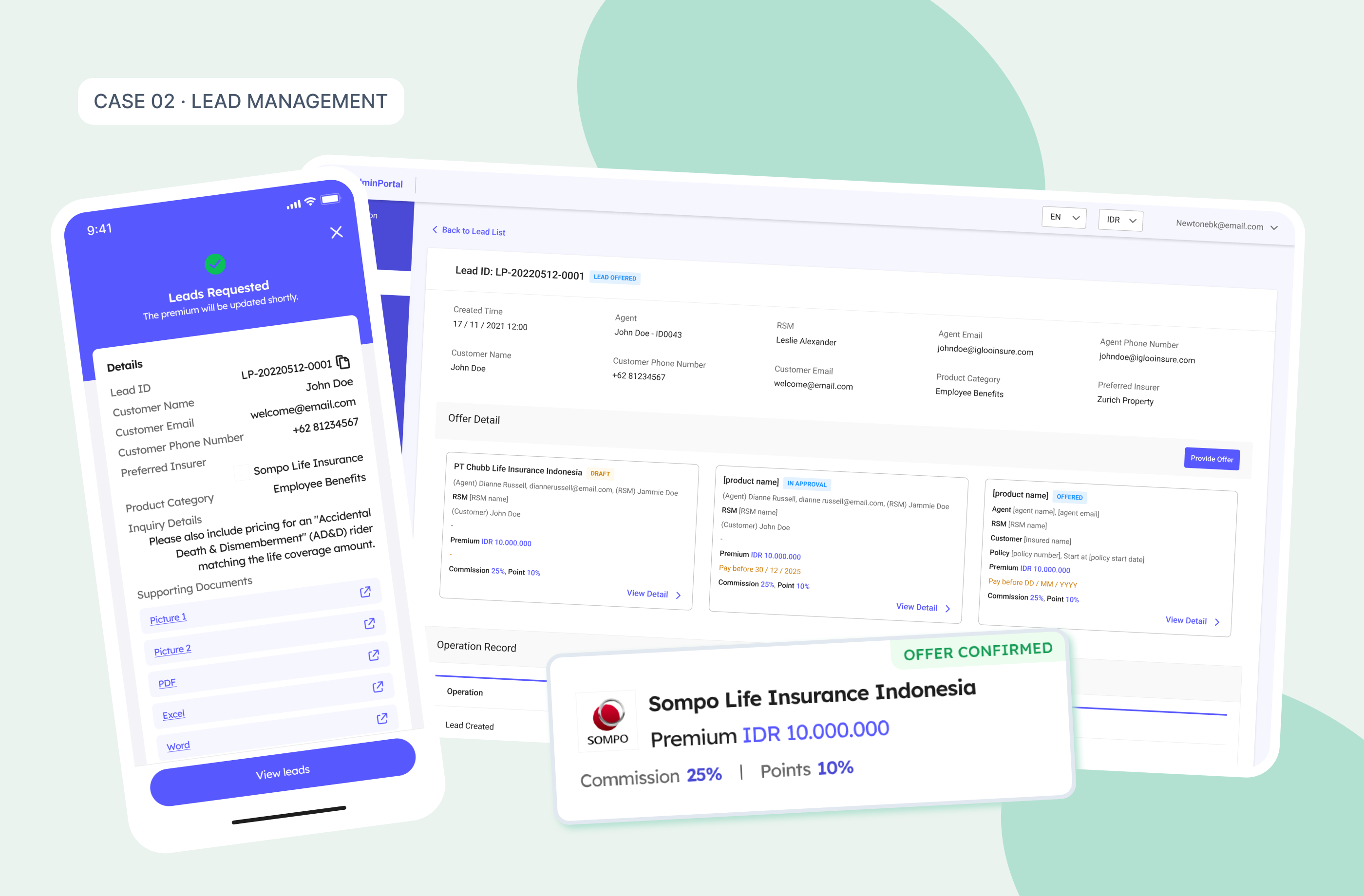 Submitting a Lead in Ignite and managing multiple insurer Offers